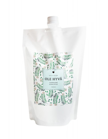 Ole hyvä yleissuihke eukalyptus täyttöpussi 1200ml 