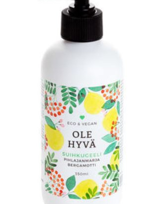 Ole Hyvä Pihlajanmarja-Bergamotti suihkugeeli 350ml 