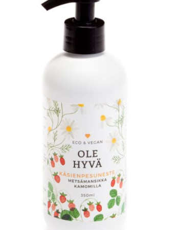 Ole Hyvä Metsämansikka-kamomilla käsipesu 350ml 
