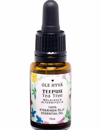 Ole Hyvä Teepuu eteerinen öljy 15 ml