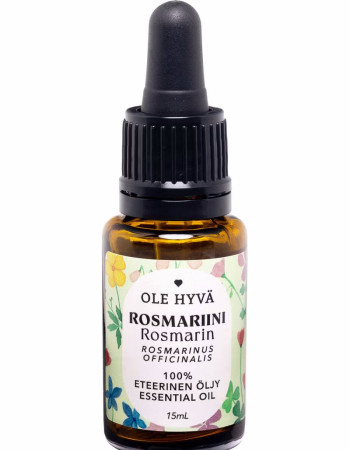 Ole Hyvä Rosmariini eteerinen öljy 15 ml