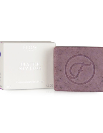 Flow cosmetics Heather Shave Bar saippua ihokarvojen ajeluun 120g