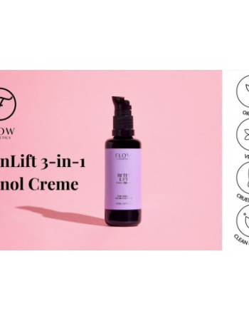 Flow cosmetics Retin Lift 3-in-1 Cream matkakoko kiinteyttävä kasvovoide ikääntyvälle iholle,10ml