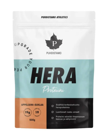 Puhdistamo Athletics Heraproteiini Appelsiini-Suklaa 500g