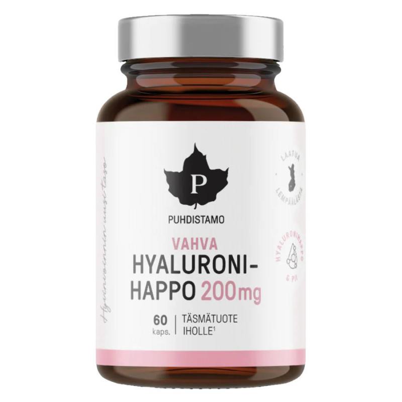 Puhdistamo Vahva Hyaluronihappo 200 mg 60 kaps.