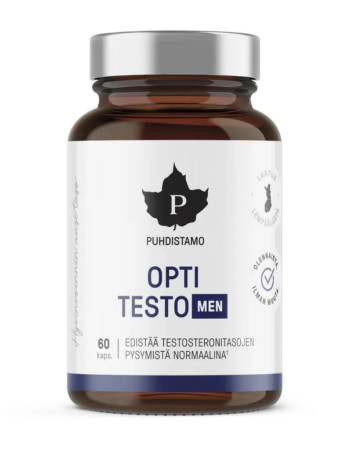 Puhdistamo Opti Testo Men 60 kaps
