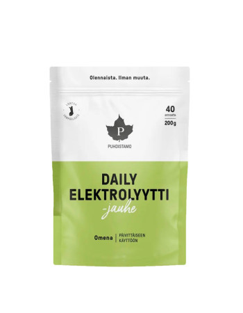 Puhdistamo Daily Elektrolyyttijauhe Omena - 200 g