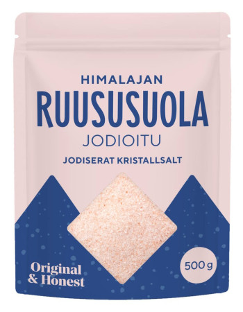 Original & Honest Himalajan Ruususuola hieno, jodioitu 500g