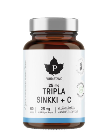 Puhdistamo triplasinkki + C 60kaps