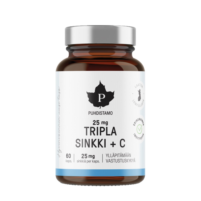 Puhdistamo triplasinkki + C 60kaps