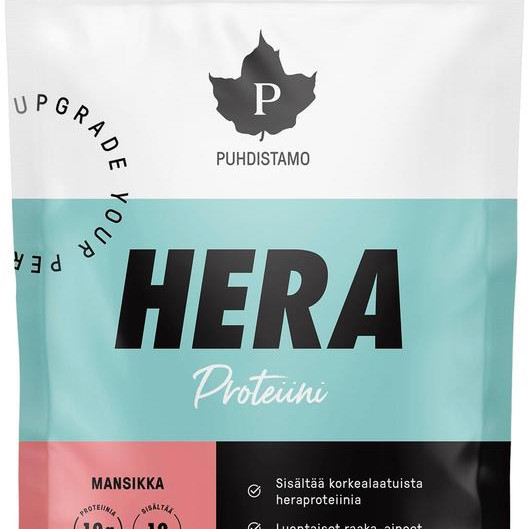Puhdistamo Athletics Heraproteiini Mansikka 500 g