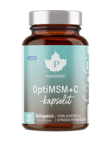 Puhdistamo OptiMSM + C 120 kaps
