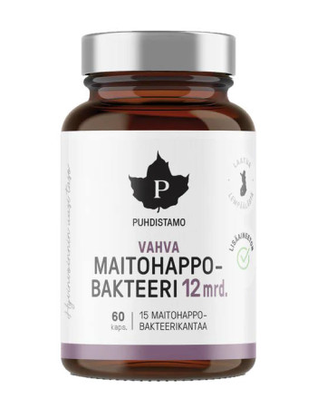 Puhdistamo Vahva maitohappobakteeri 12 mrd. 30 kapsl