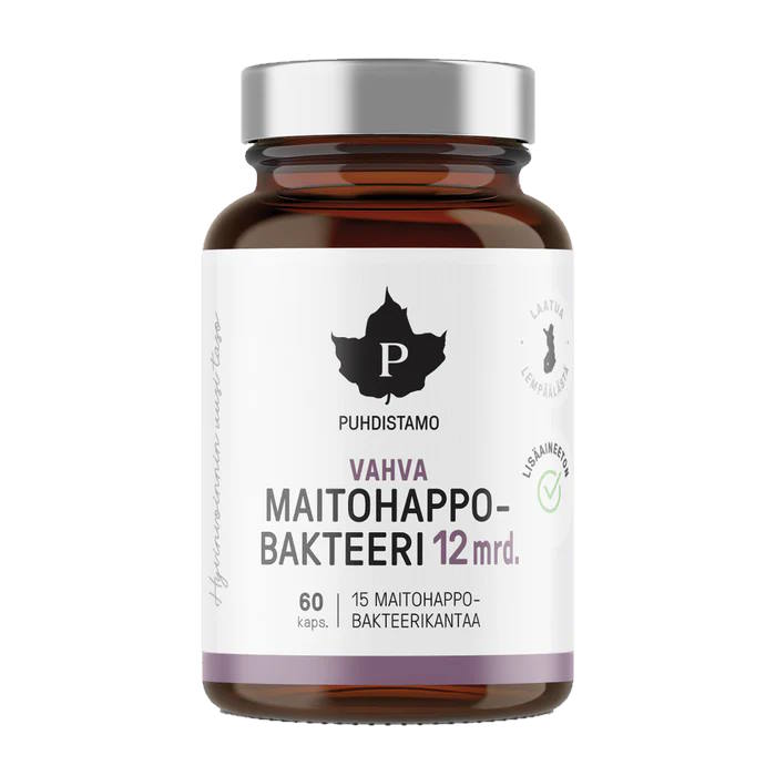 Puhdistamo Vahva maitohappobakteeri 12 mrd. 30 kapsl