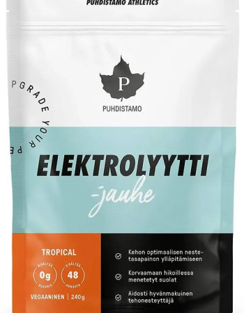 Puhdistamo elektrolyyttijauhe tropical 240g 