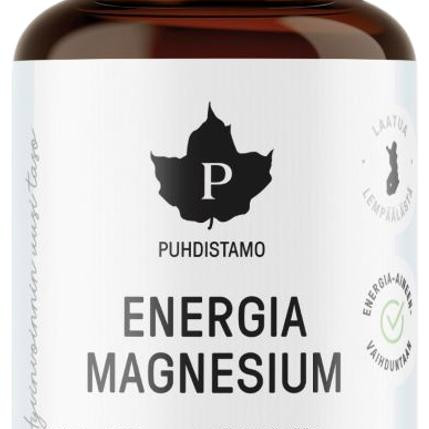 Puhdistamo Energia Magnesium 120 kaps
