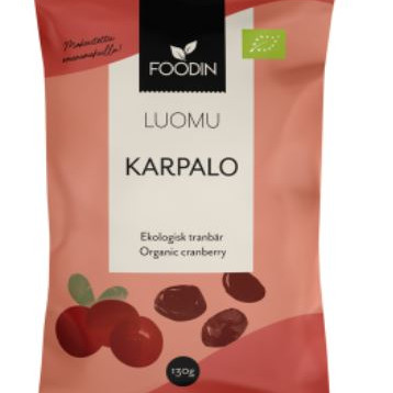 Foodin luomu karpalo 130g 