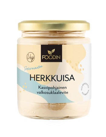 Foodin Herkkuisa valkosuklaalevite sokeroimaton veg 240g 