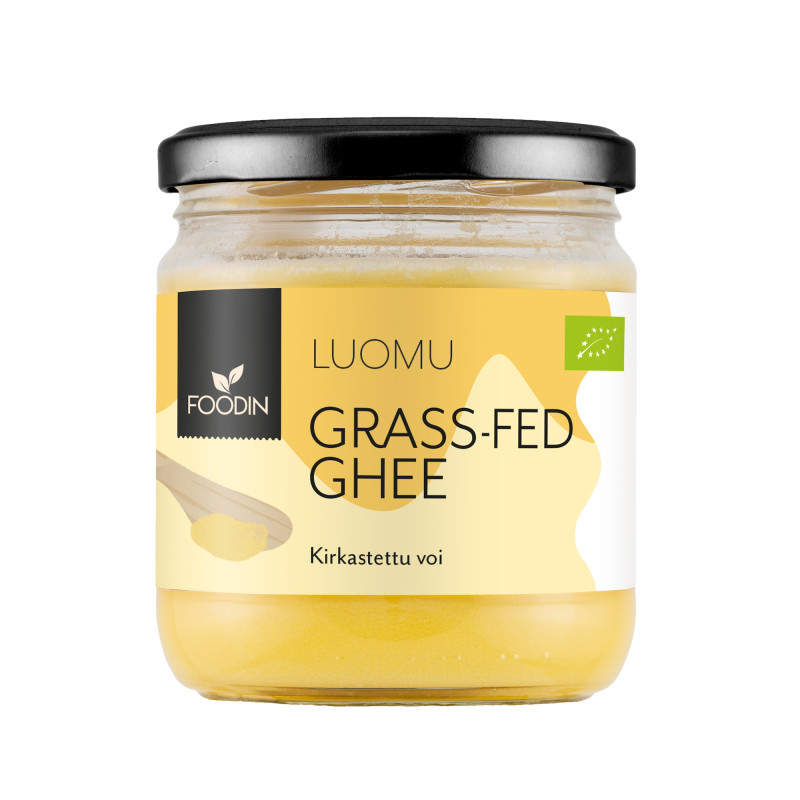 Foodin kirkastettu ghee-voi luomu 300g