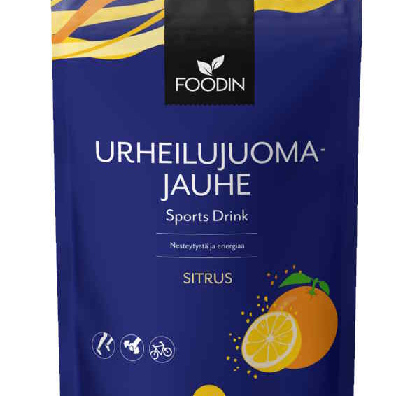 Foodin Urheilujuomajauhe sitrus 450g