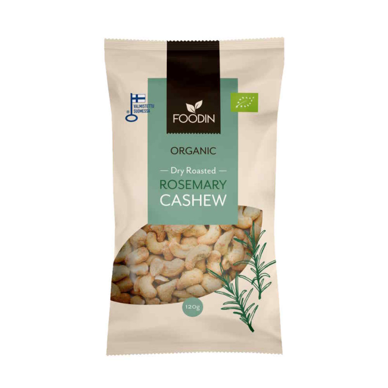 Foodin Rosmariini Cashew 120g luomu