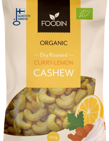 Foodin cashew curry-lemon120g luomu