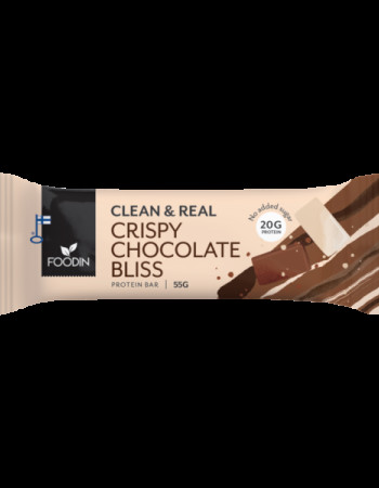 Foodin Clean & Real Protein Bar Crispy Chocolate Bliss 55g 