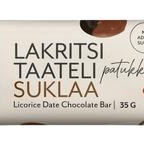 Foodin Lakritsitaatelipatukka Suklaa, 35g Kesän hyvinvointilöytö -10%