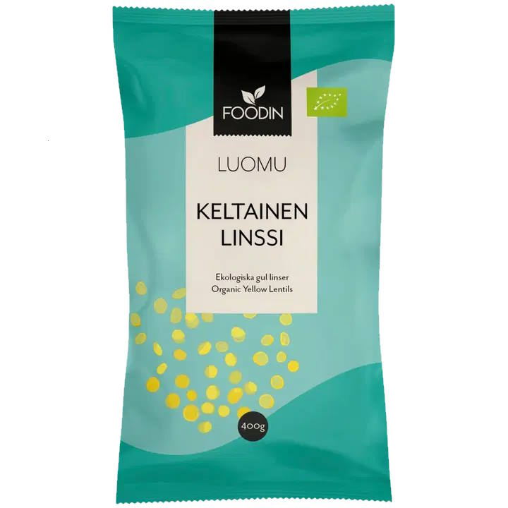 Foodin Keltainen linssi luomu 400g