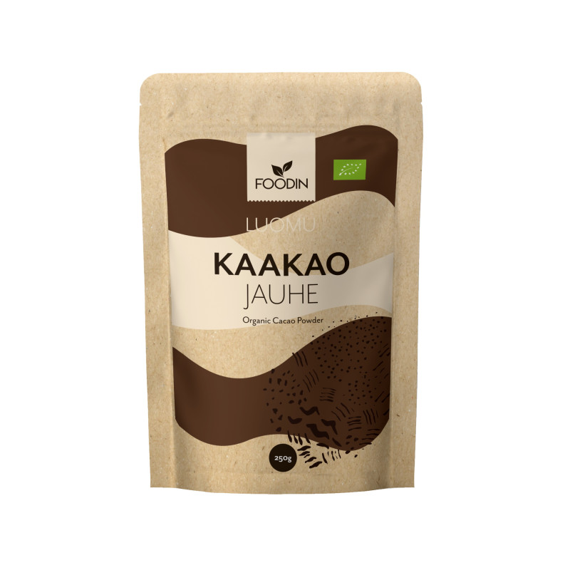 Foodin raakakaakaojauhe 250g luomu