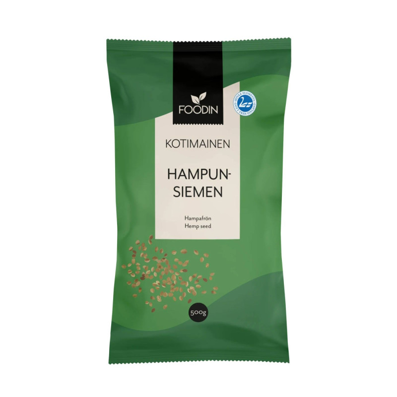 Foodin Kotimainen hampunsiemen 500g