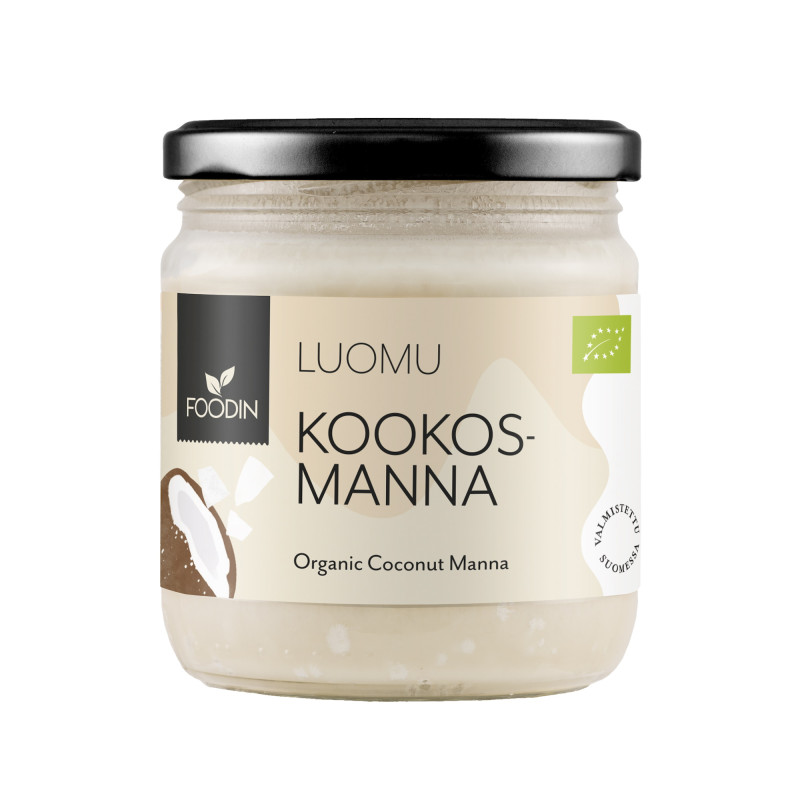 Foodin kookosmanna 400ml luomu raaka 