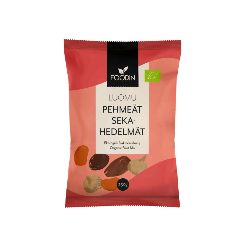 Foodin pehmeät sekahedelmät 250g