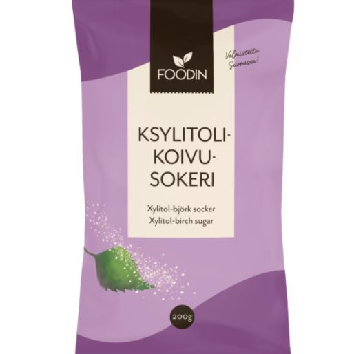 Foodin koivusokeri (ksylitoli) 200g