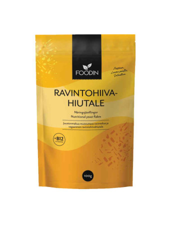 Foodin Ravintohiivahiutale + B12 100g