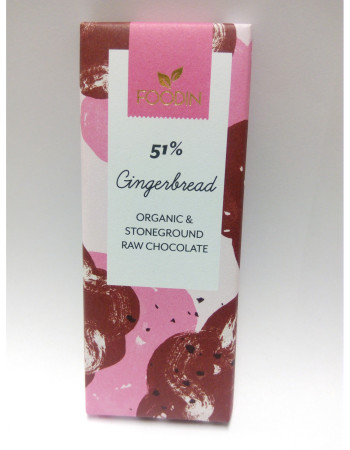Foodin gingerbread raakasuklaa luomu 40g 