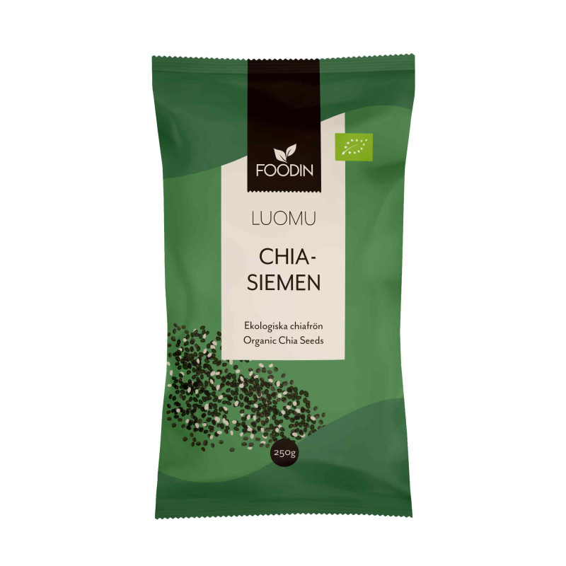 Foodin Chia-siemen 250g Luomu