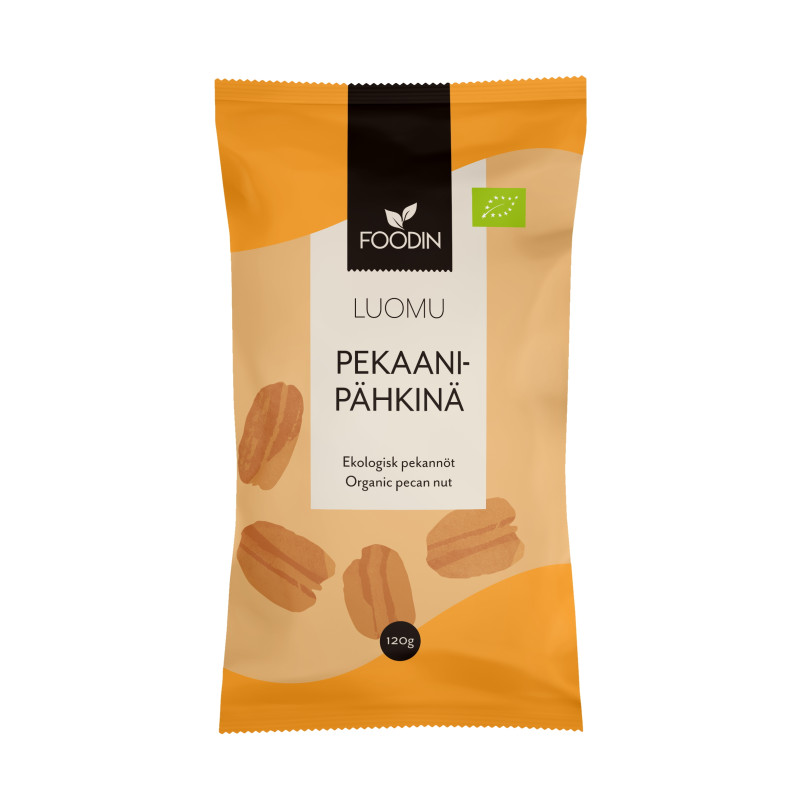 Foodin luomu pekaanipähkinä 120g