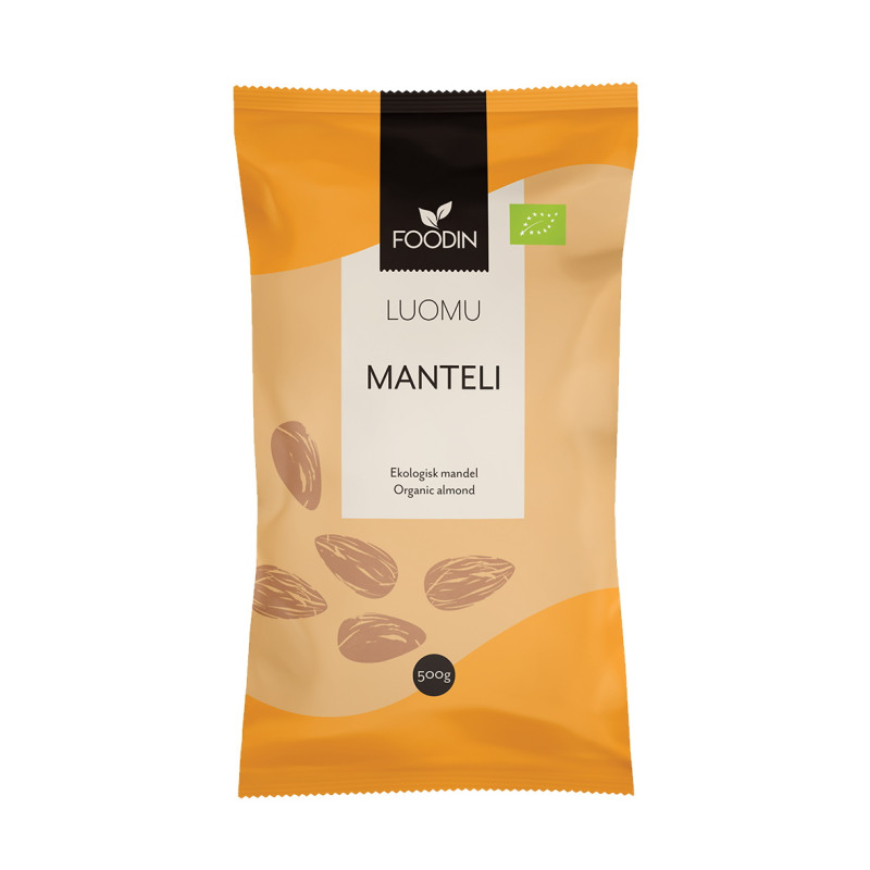 Foodin manteli luomu 500g