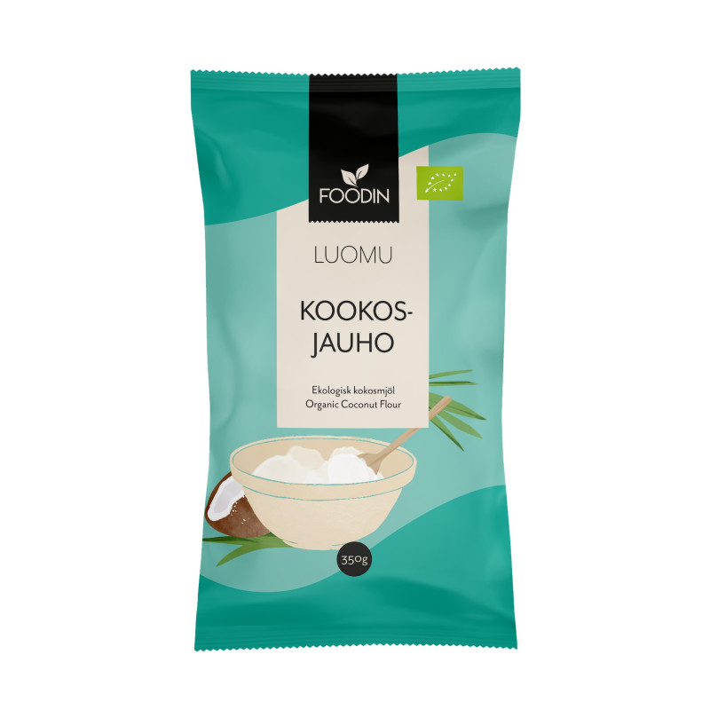 Foodin kookosjauho 350g luomu