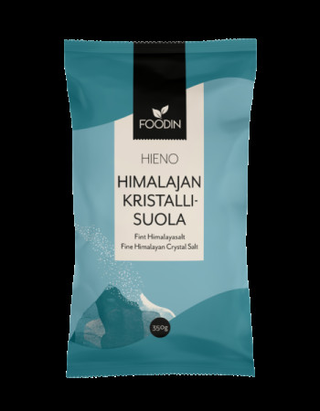 Foodin himalajan kristallisuola, hieno 350g