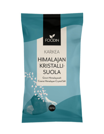 Foodin Himalajan kristallisuola, karkea 350g