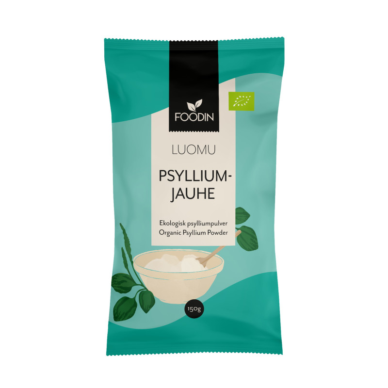 Foodin psylliumjauhe luomu 150g