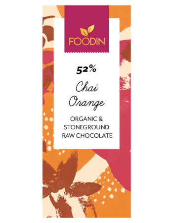Foodin chai orange raakasuklaa luomu 40g
