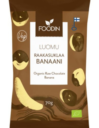 Foodin - Raakasuklaabanaani luomu 70g