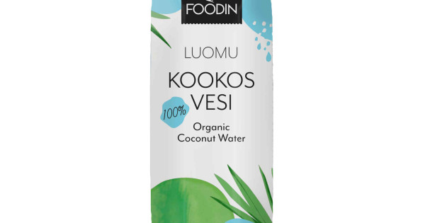 Foodin kookosvesi luomu 1l