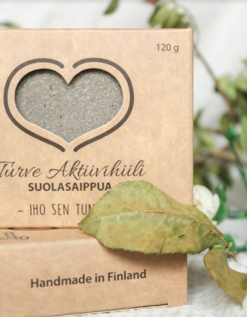 catteco Turve aktiivihiili suolasaippua 110g 