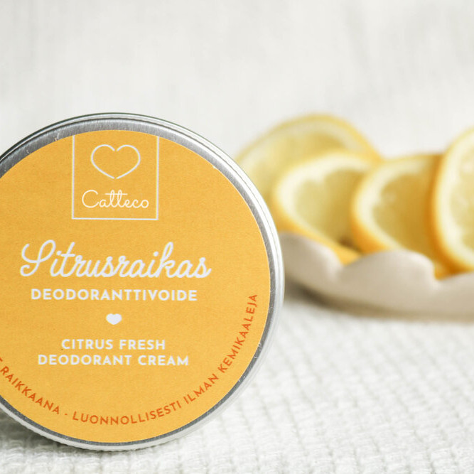 Catteco Sitrusraikas Deodoranttivoide 60g