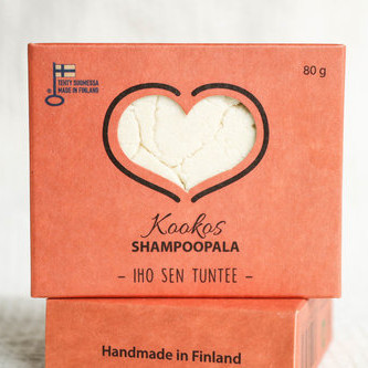 Catteco Shampoopala Kookos 80g Normaalit & kuivat hiukset 