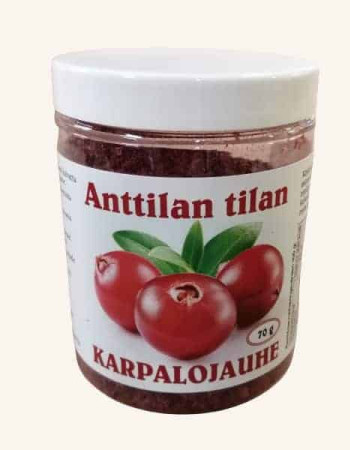 Anttilan tila karpalojauhe 70g